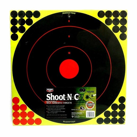 Birchwood Casey Shoot-N-C Self-Adhesive 5 Targets-17.25" 24-1" Pasters Target - Picture 1 of 4